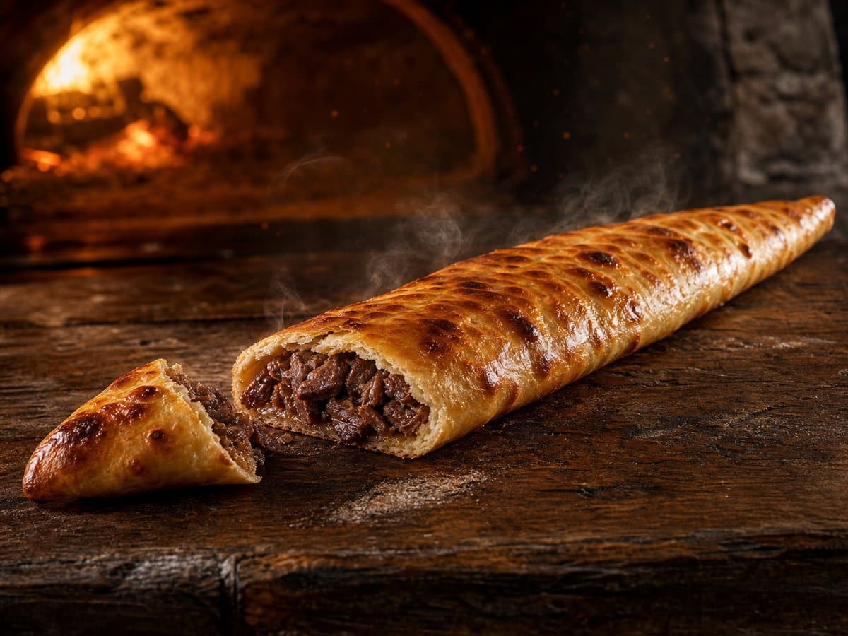 Kavurmalı Pide (Kapalı)
