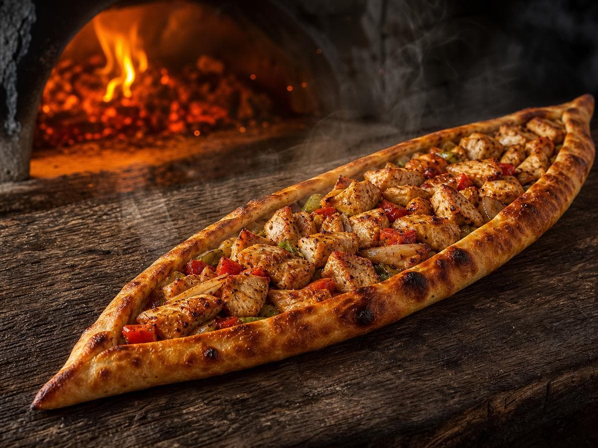 Tavuklu Pide